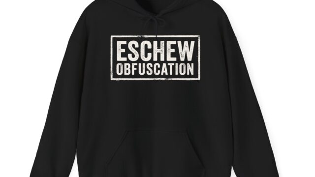 Eschew Obfuscation | Unisex Heavy Blend™ Hooded Sweatshirt