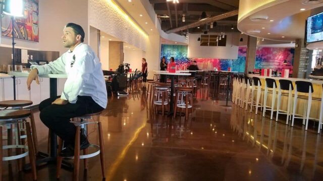 Shooting a commercial for our new favorite restaurant…
