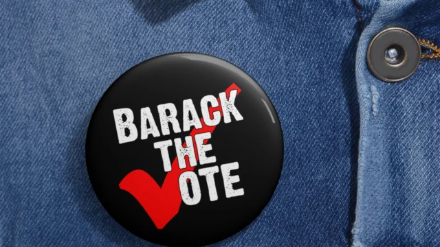 Barack the Vote Campaign Button