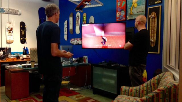The coolest thing I’ve seen in a while is @TonyHawk playing Tony Hawk Pro Skater 5.