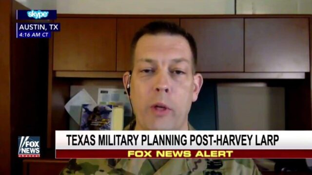 My cousin Steve was on the news recently talking about hurricane Harvey, so of course I made a thing.