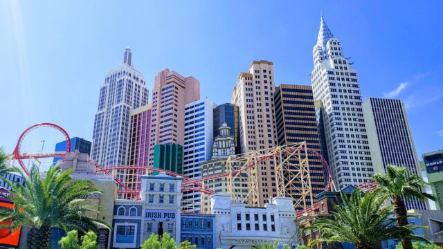 My first time walking the Strip started near New York.