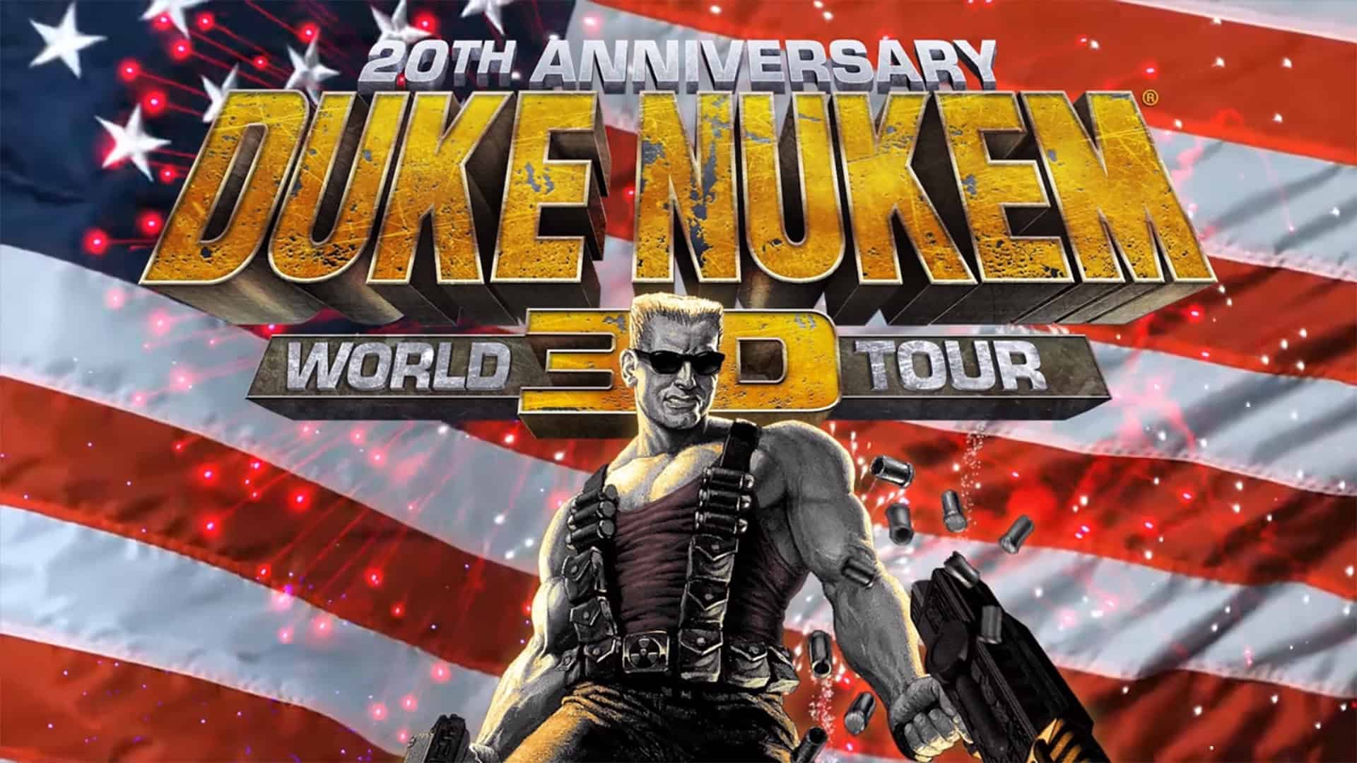 Duke Nukem 3D 20th Anniversary World Tour promotional image.