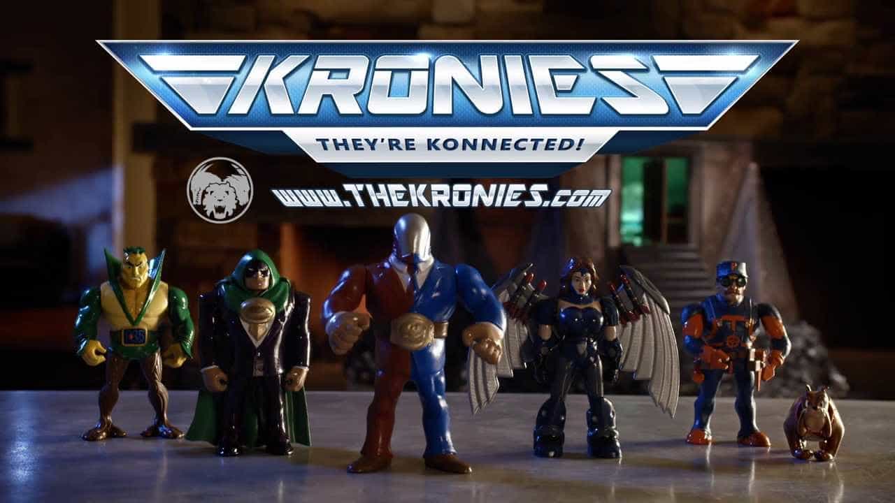 Collection of Kronies action figures from the Kronies universe.